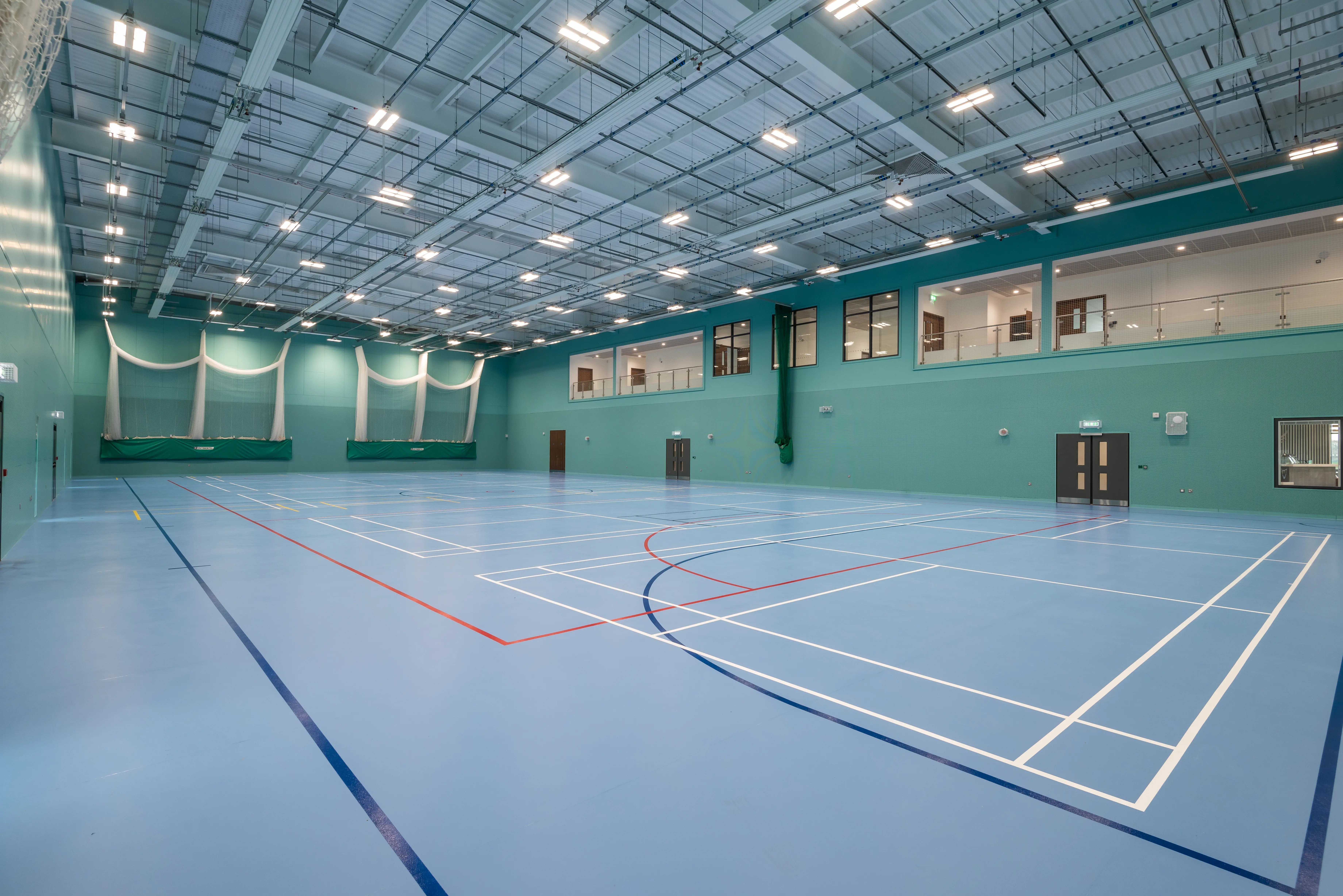Indoor sports halls